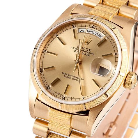 gold presidential watch rolex|pre owned rolex president 40mm.